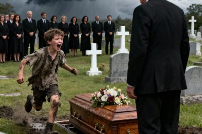 “Your daughter is still alive, there is someone else in the coffin!” The homeless Black boy rushed to reveal a secret that shocked the millionaire.