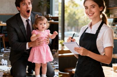 Daddy, that waitress looks just like Mommy!” The words hit James Whitmore like a shockwave. He turned sharply—and froze. His wife had died.