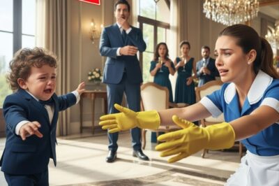 THE MILLIONAIRE’S BABY CRIED UPON SEEING THE EMPLOYEE! HIS FIRST WORDS SHATTERED EVERYONE.