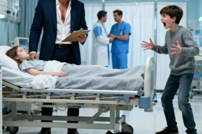 “If you stop the machines, she’ll wake up,” the boy from the streets told the millionaire. No one believed him—until the truth proved louder than all of them.