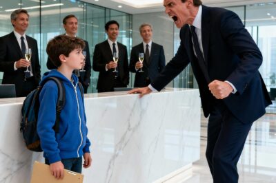 They laughed at the boy in the faded hoodie… until the banker opened the file and his hands began to tremble.