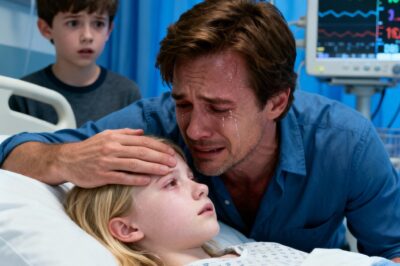 THE MILLIONAIRE’S DAUGHTER DIED IN HIS ARMS, BUT THE GARDENER’S SON SAW SOMETHING ON THE MONITOR AND STOPPED… The doctor approached the ventilator, his face a mask of professional compassion.