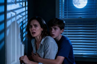 At 2 a.m., while staying at my sister’s house with my four-year-old son, my husband suddenly called me. “Get out of that house right now, don’t make a sound!” “What is it?” I asked, trembling. His voice was sharp and urgent. “Just go. Leave without anyone noticing.” I picked up my son and silently crept towards the bedroom door. But when I turned the knob, I realized it was locked from the outside…