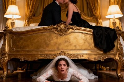 On my wedding night, I hid under the bed to play a prank on my husband, but someone else walked into the room and put their phone on speakerphone. What I heard next chilled my blood…