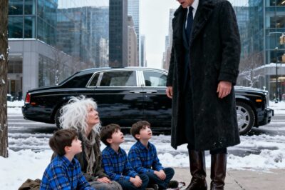 “A millionaire saw his ex-girlfriend begging on the street with three children who looked a lot like him — what happened next will break your heart.”