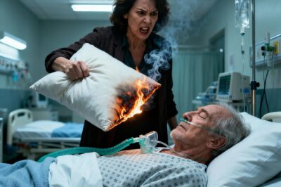 My father-in-law had no pension. I took care of him for 12 years. Before he passed away, he gave me a torn pillow