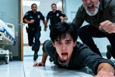 “You better start supporting yourself!” my stepfather roared while I was still in bed, newly operated on, unable to move. I tried to explain, but his slap sent me crashing onto the cold hospital floor. The metallic taste of blood blurred my vision. —”Stop faking weakness!” When I heard the sirens and saw the police walk in, I knew that… that night would change my destiny forever.